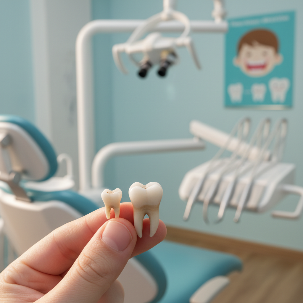 knocked-out baby tooth vs. permanent tooth care