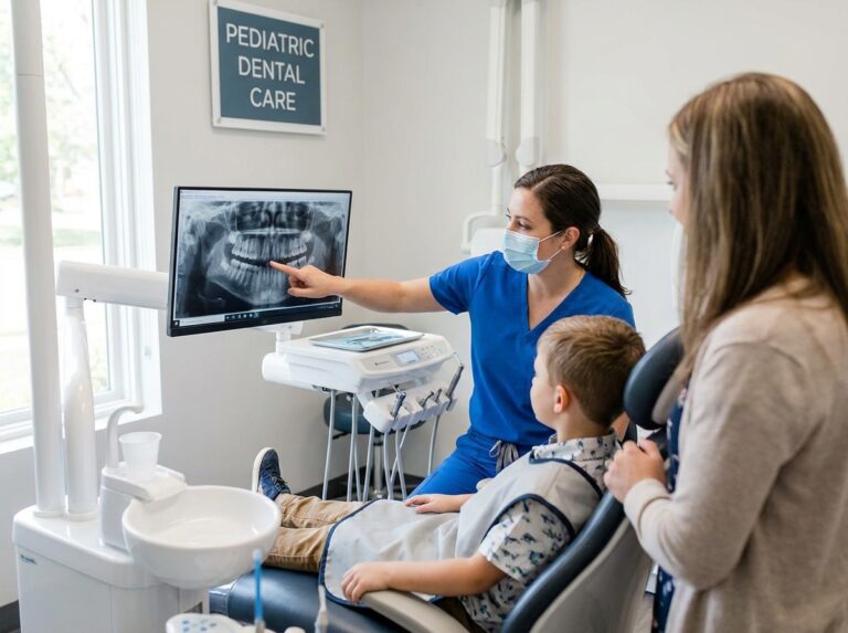 Professional illustration of Are Dental X-Rays Safe for Children and How Often Are They Needed?
